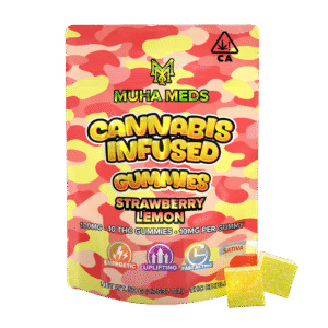 Muha Meds Gummies Strawberry Lemon
