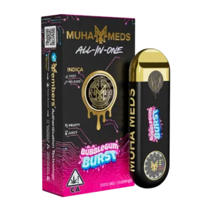 Muha Meds 3rd Gen Disposable Bubblegum Burst