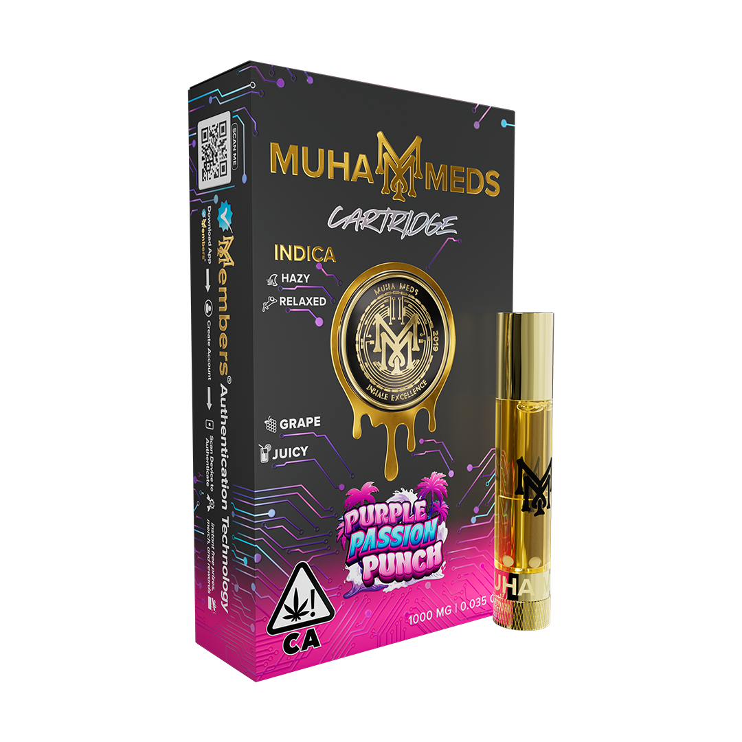 Muha Meds Carts Purple Passion Punch Muha Meds Carts Purple Passion Punch